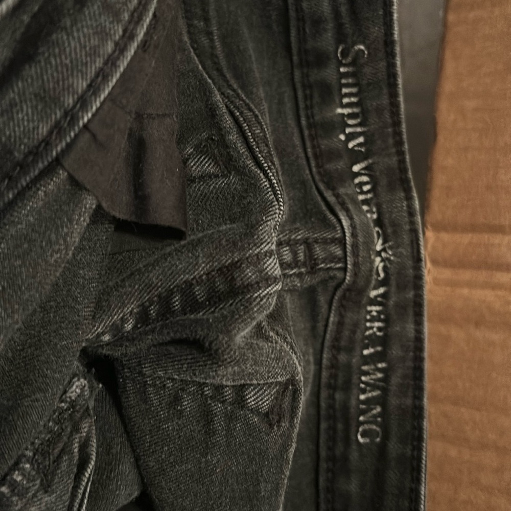 Simply Vera Wang Black Skinny Jeans